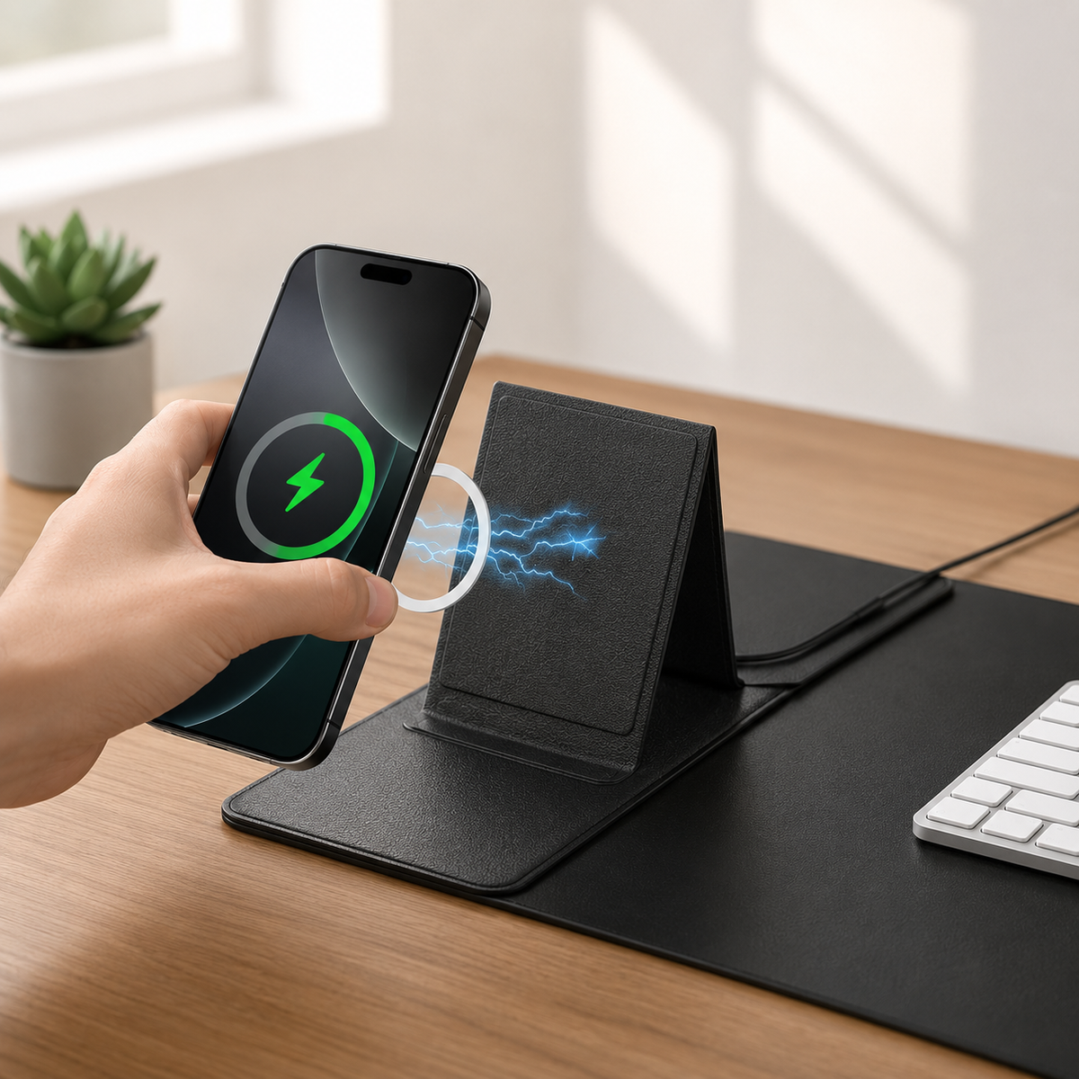 VEYLO Wireless Charging Desk Mat